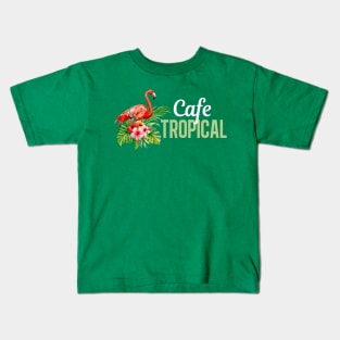 Cafe Tropical Schitts Creek Kids T-Shirt